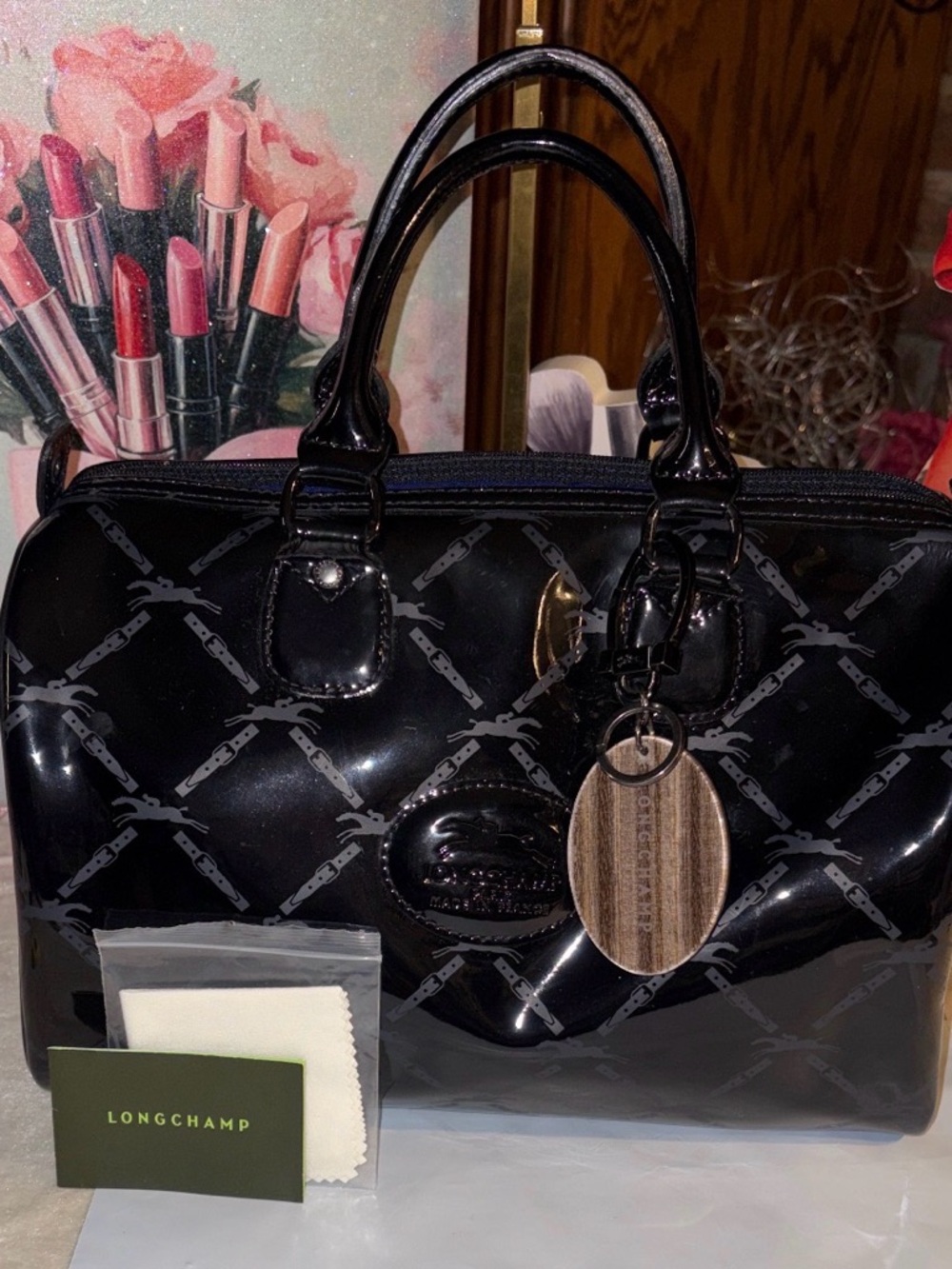 Longchamp LM Metal or LM Boston bag EUC